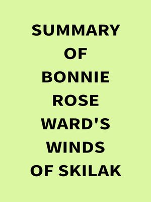 cover image of Summary of Bonnie Rose Ward's Winds of Skilak